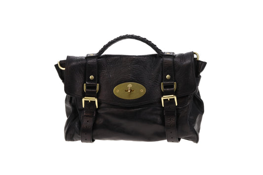 Mulberry Alexa Regular Black Glossy Leather