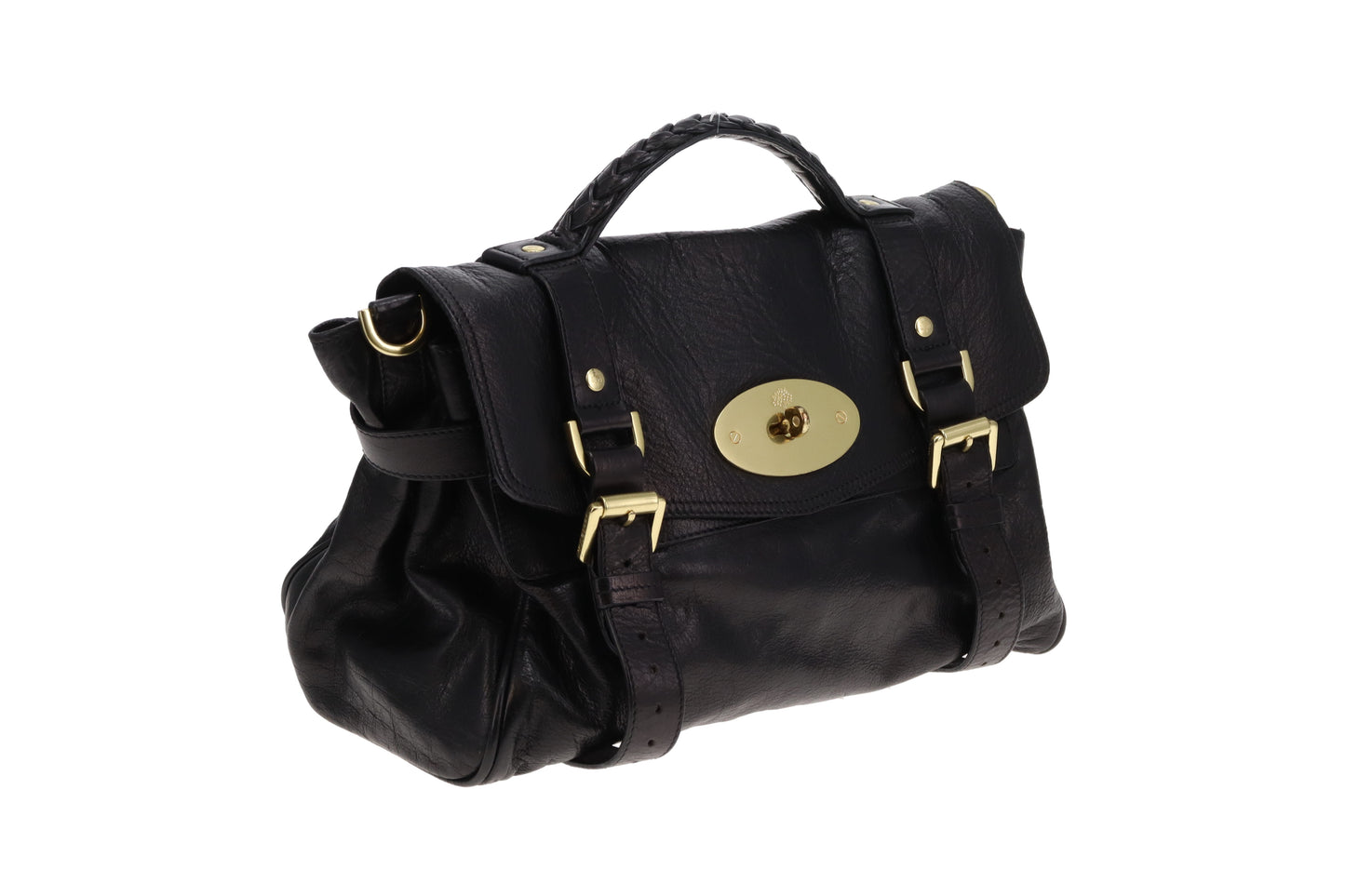 Mulberry Alexa Regular Black Glossy Leather