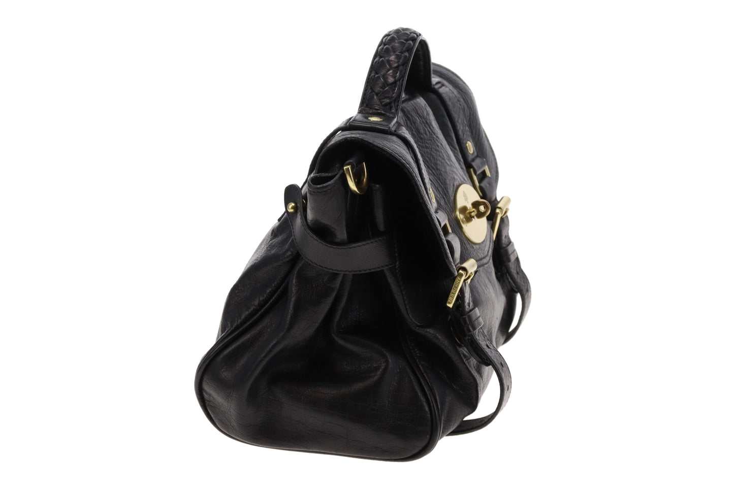 Mulberry Alexa Regular Black Glossy Leather