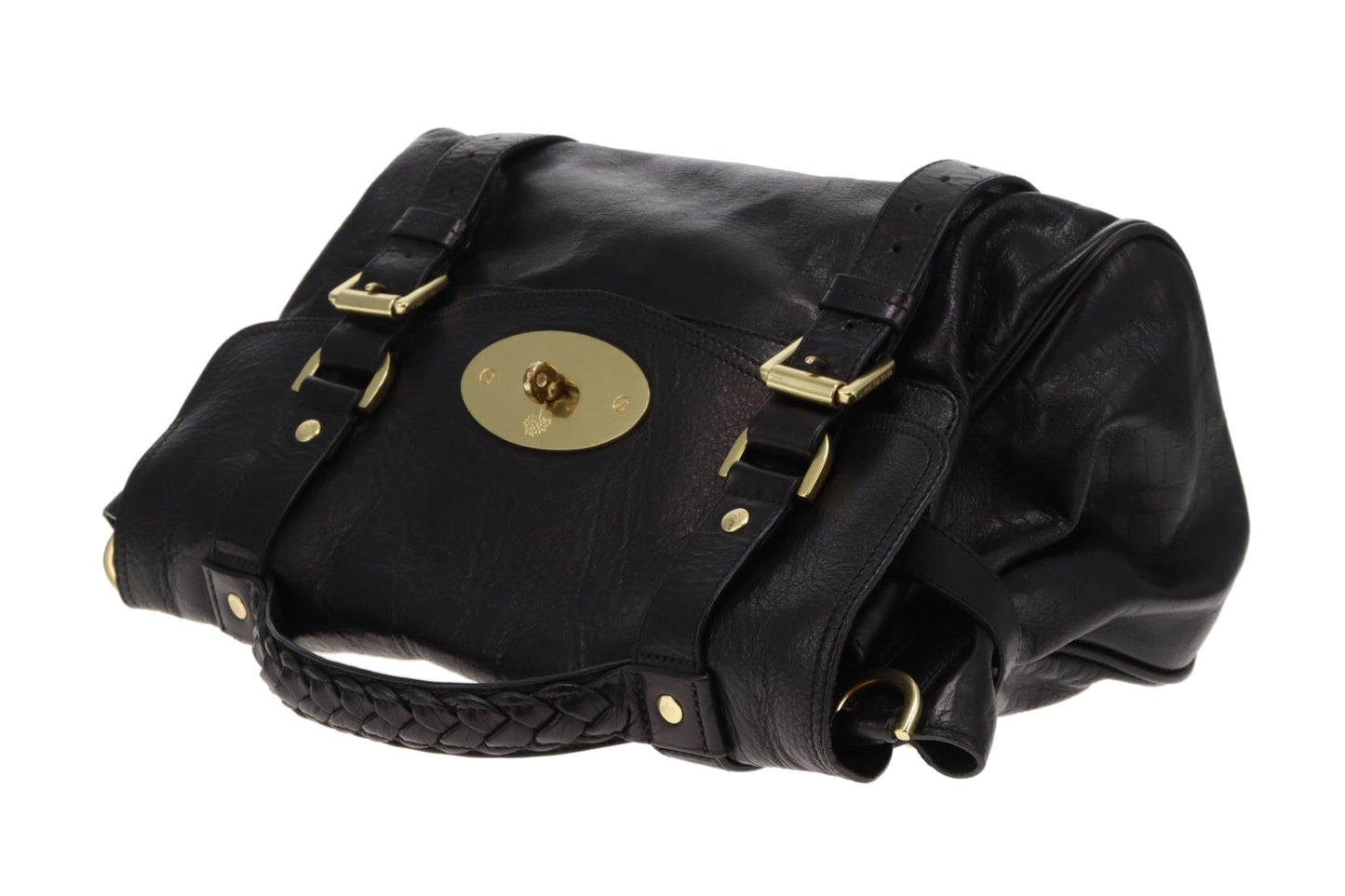 Mulberry Alexa Regular Black Glossy Leather