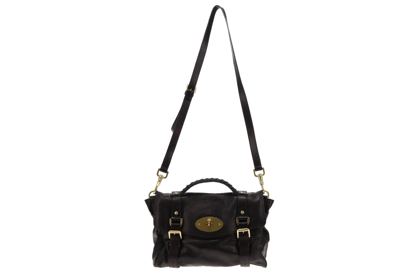 Mulberry Alexa Regular Black Glossy Leather