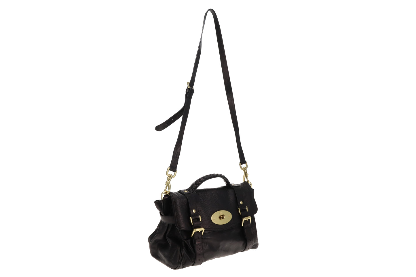Mulberry Alexa Regular Black Glossy Leather