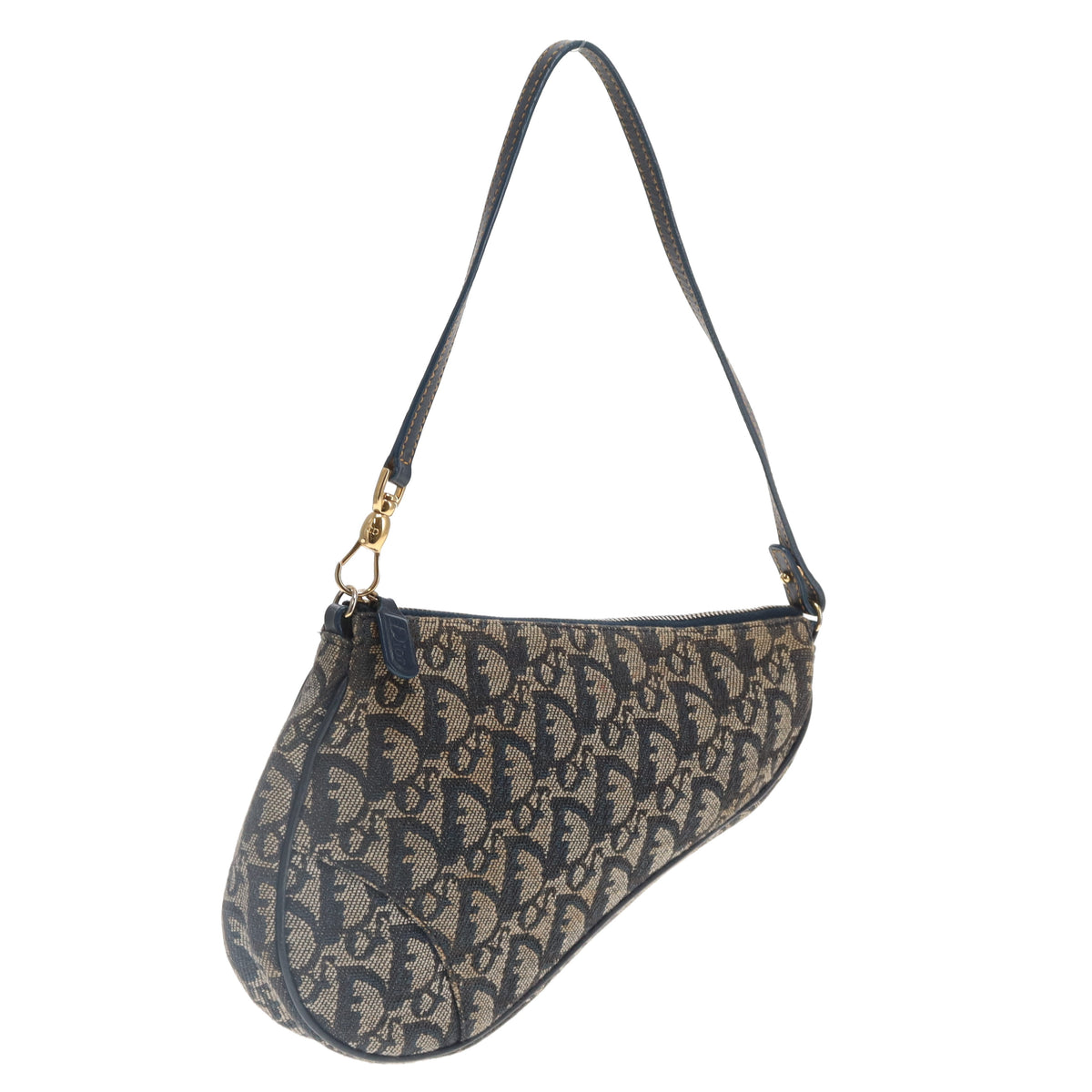 Dior Saddle Bag Pochette Navy 2003