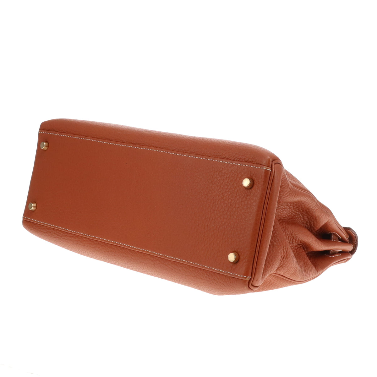 Hermes Kelly Retourne 35 Tan Clemence GHW 1999