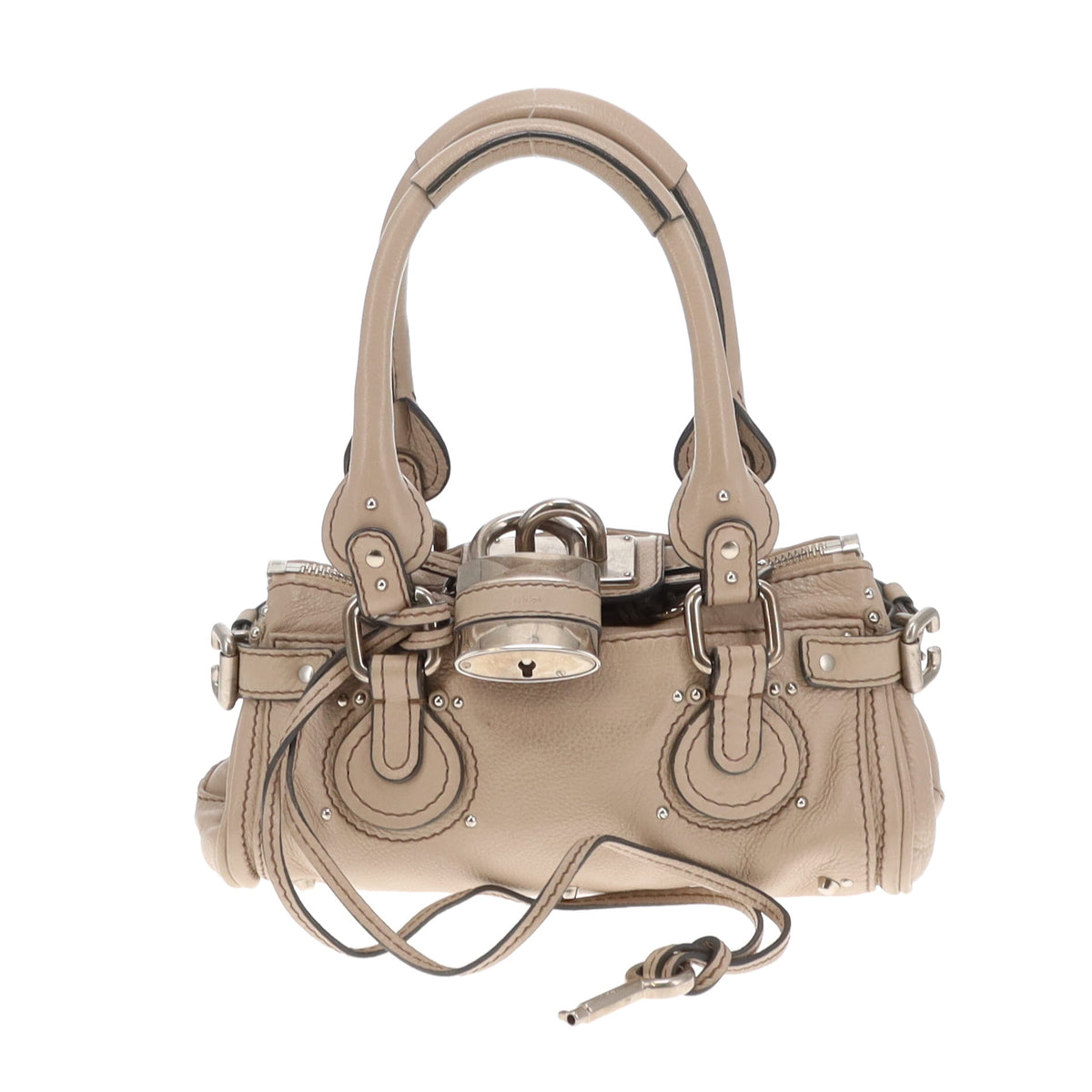 Chloe Paddington Mini Vintage Model Taupe SHW