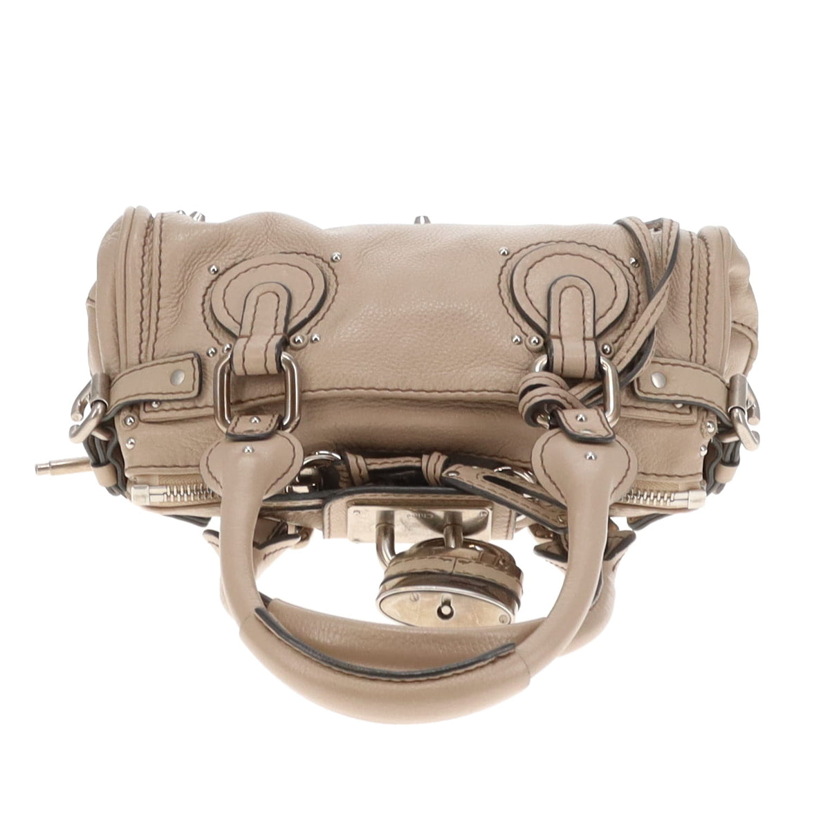 Chloe Paddington Mini Vintage Model Taupe SHW