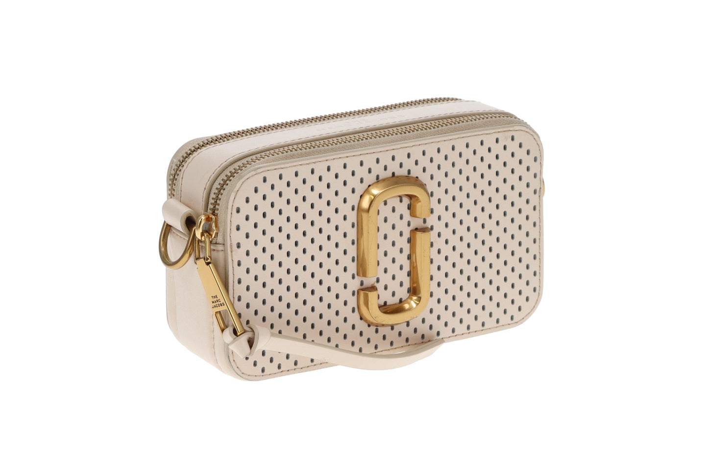 Marc Jacobs The Snapshot Beige Perforated