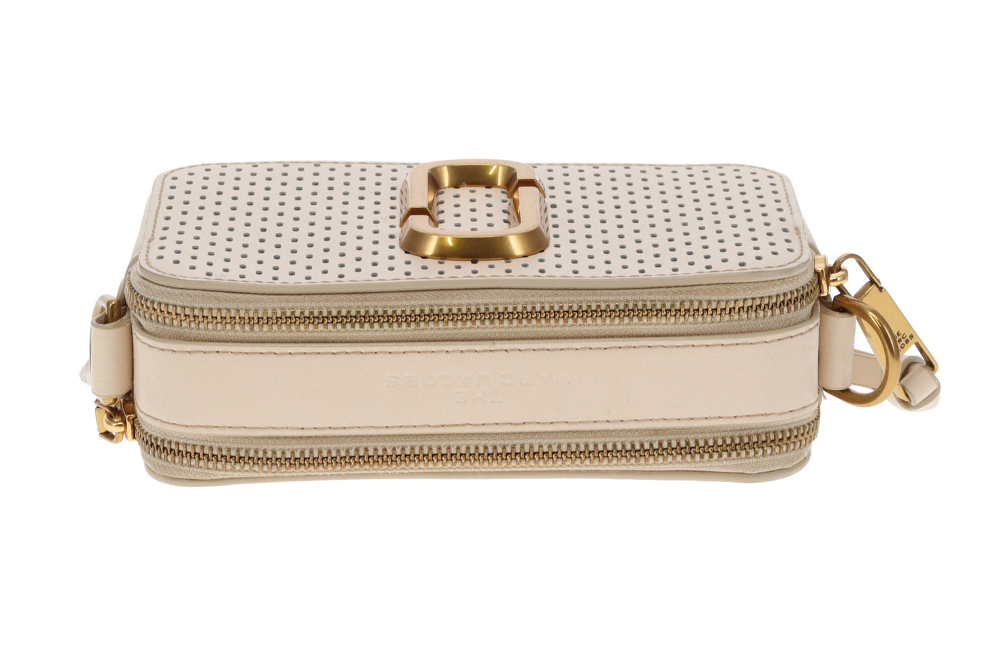 Marc Jacobs The Snapshot Beige Perforated