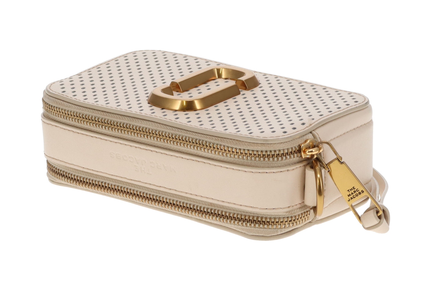 Marc Jacobs The Snapshot Beige Perforated