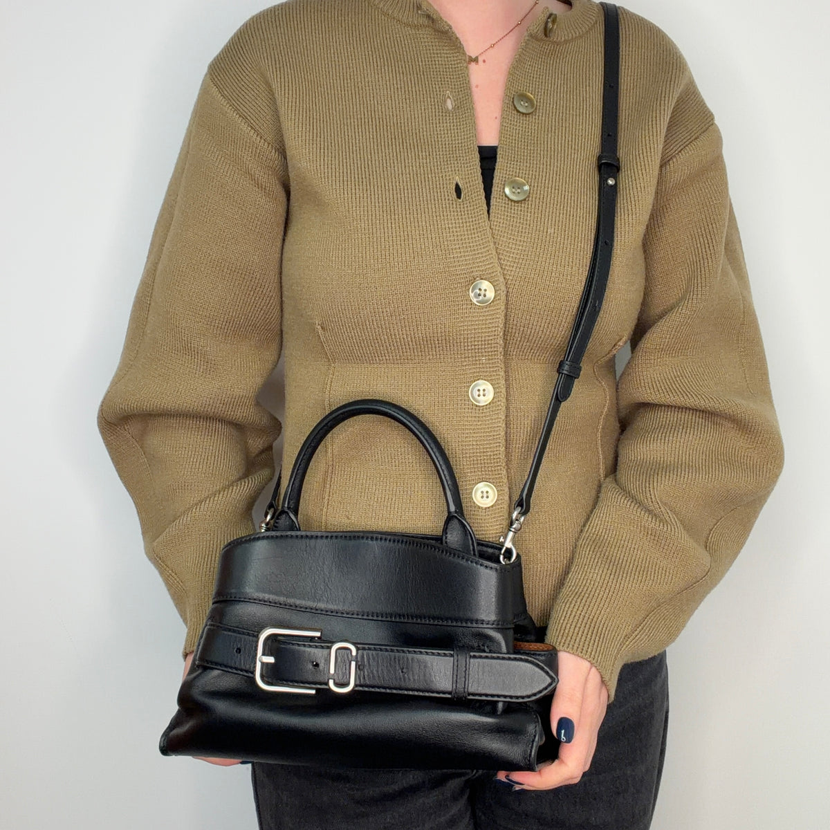Marc Jacobs The Dakota Satchel Black Leather