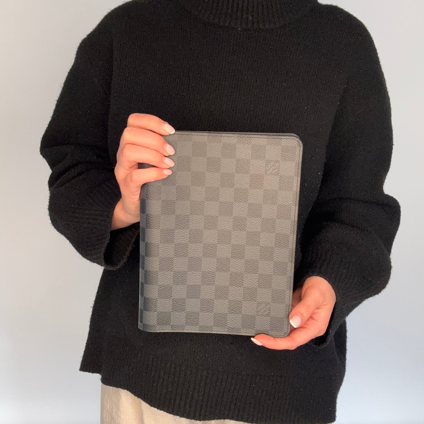 Louis Vuitton Desk Agenda Cover Damier Graphite RA3200 (2020)