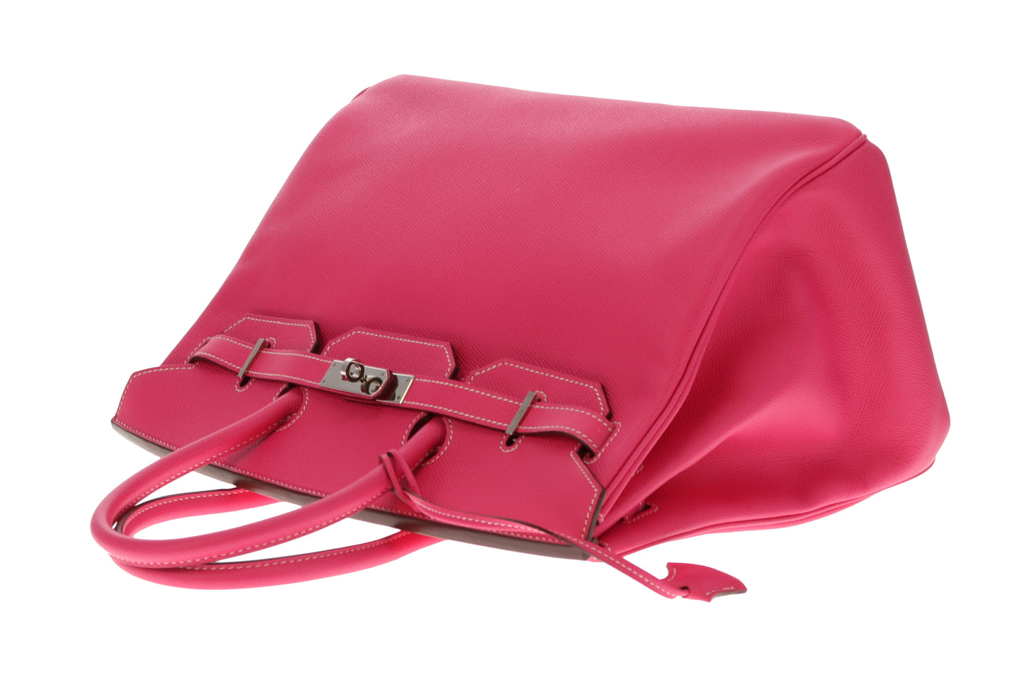 Hermes Birkin 35cm Rose Tyrien & Rubis Epsom 2011 With Palladium Hardware