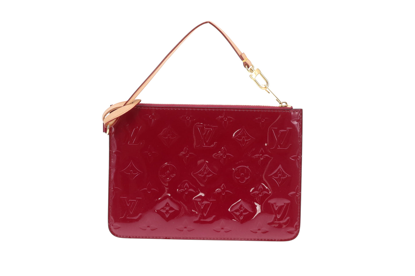 Louis Vuitton Long Beach PM Vernis Pochette Magenta PL0188
