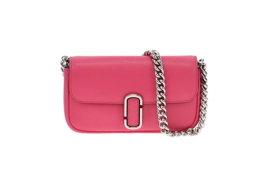 Marc Jacobs Pink Leather The J Marc Mini Shoulder Bag