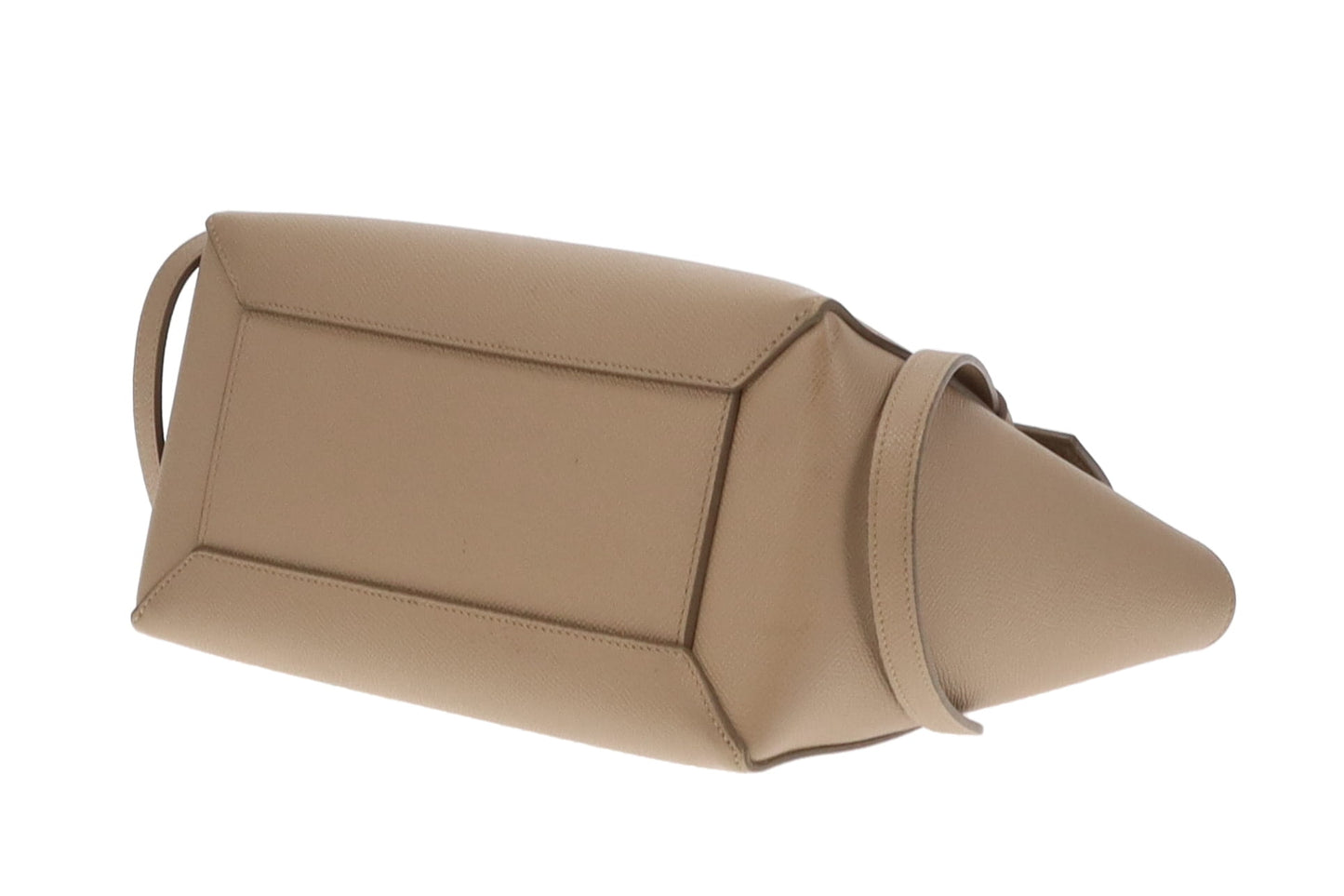 Celine Light Taupe Grained Calfskin Micro Belt Bag 2019