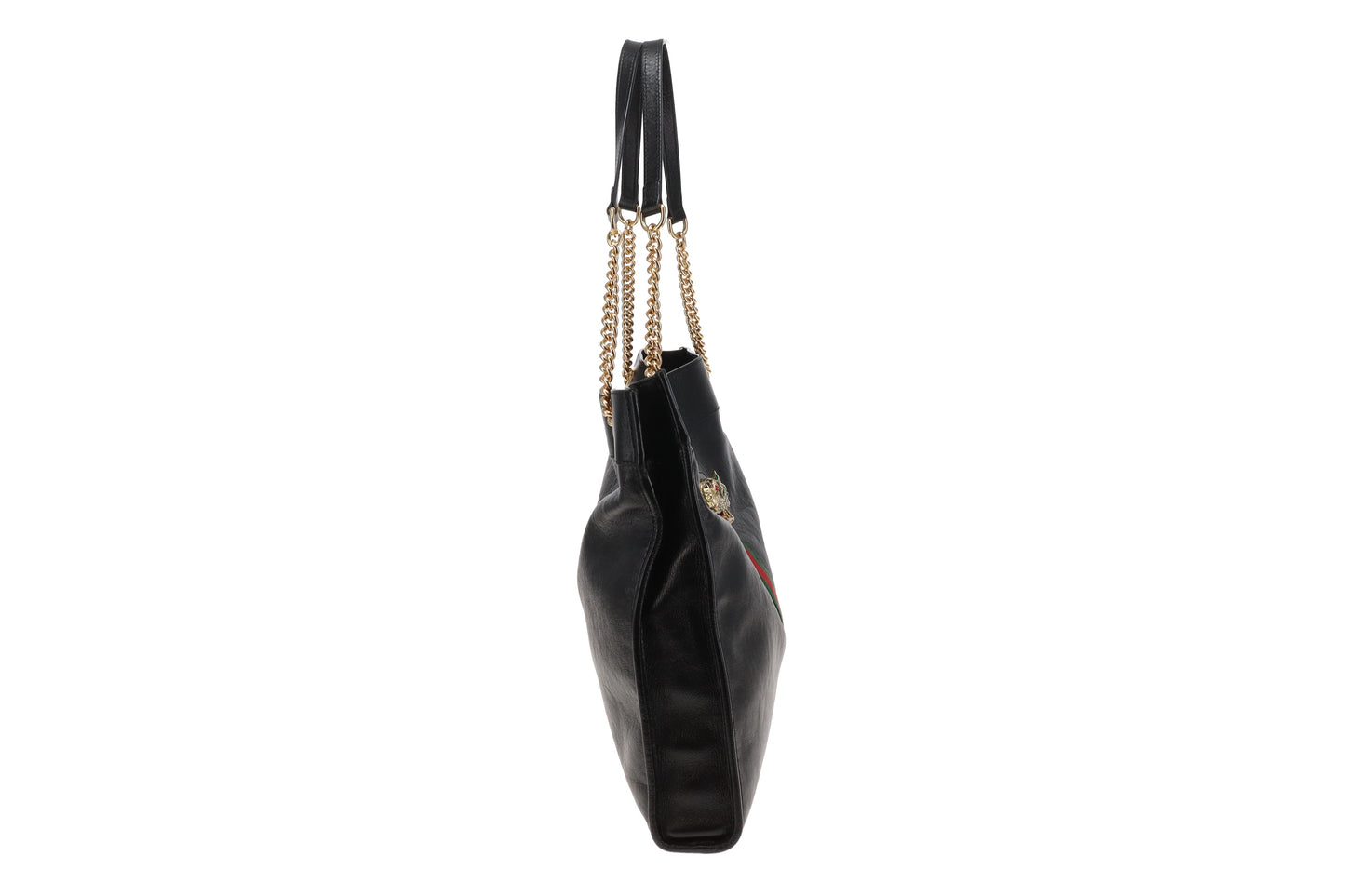 Gucci Rajah Tiger Head Black Tote