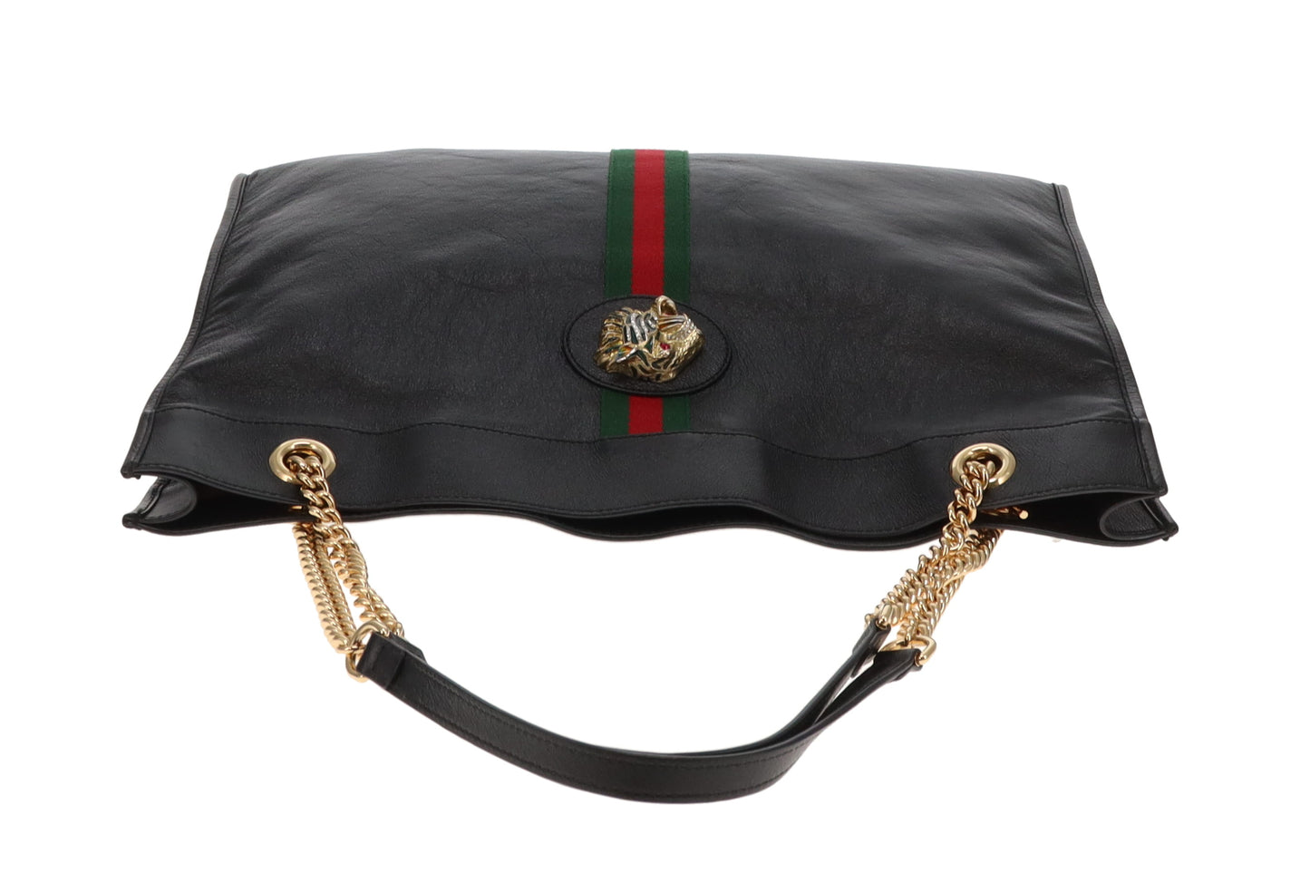 Gucci Rajah Tiger Head Black Tote