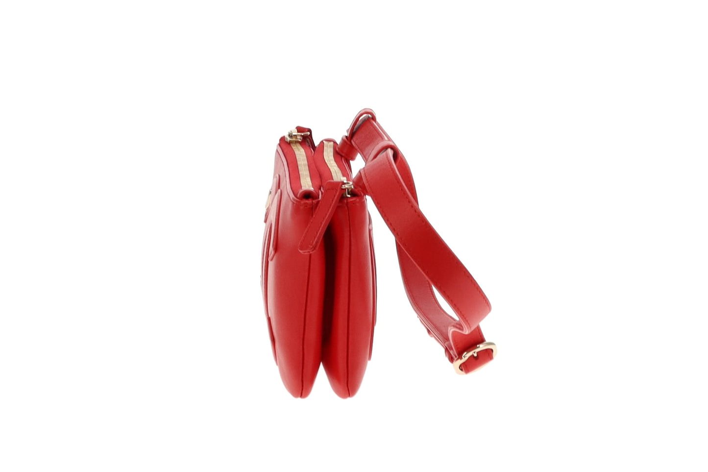 Chanel Red Lambskin CC Mania Belt Bag 2019