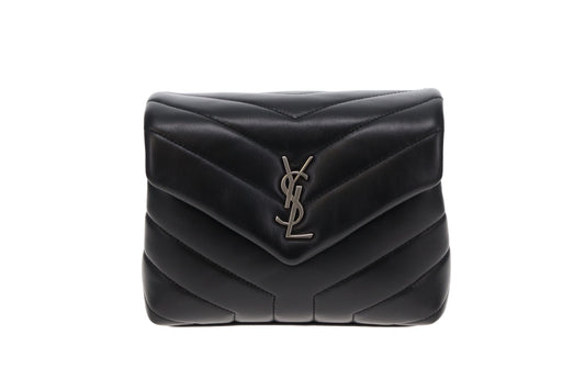 Saint Laurent Loulou Toy Black Leather SHW 2020