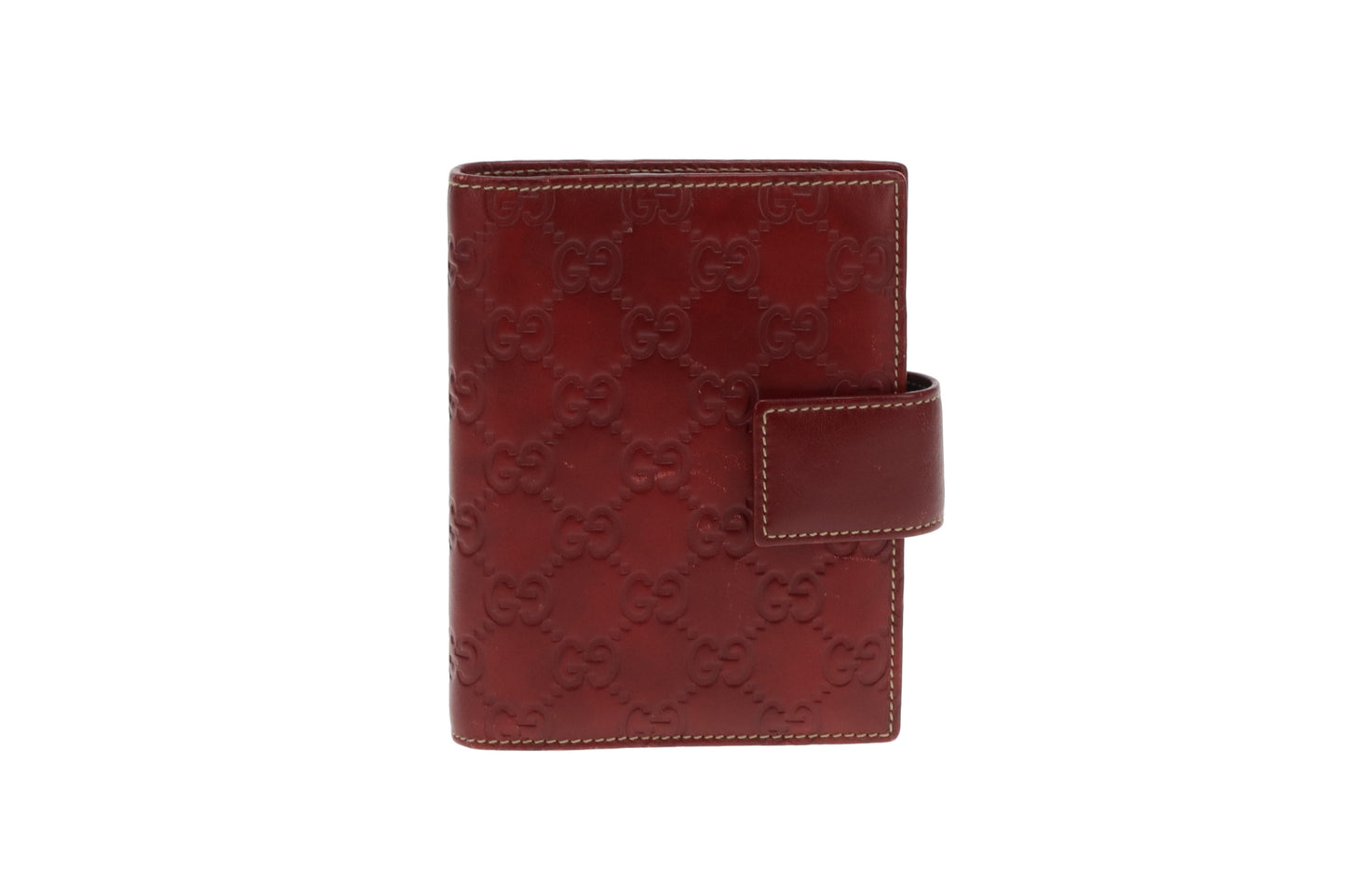 Gucci Agenda Cover Red Guccissima Leather