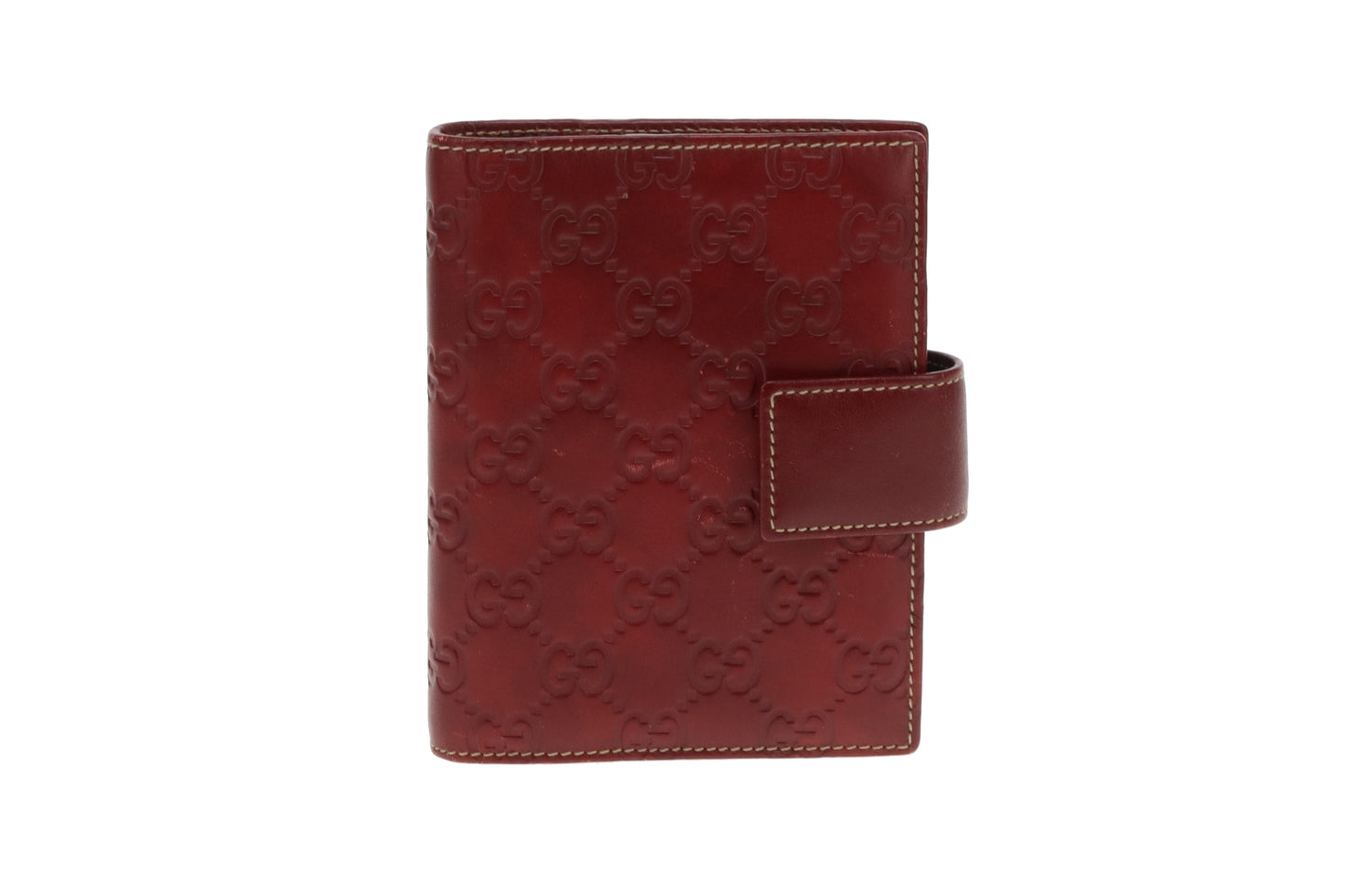 Gucci Agenda Cover Red Guccissima Leather