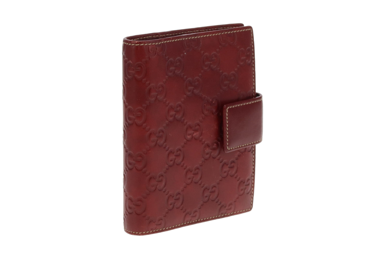 Gucci Agenda Cover Red Guccissima Leather