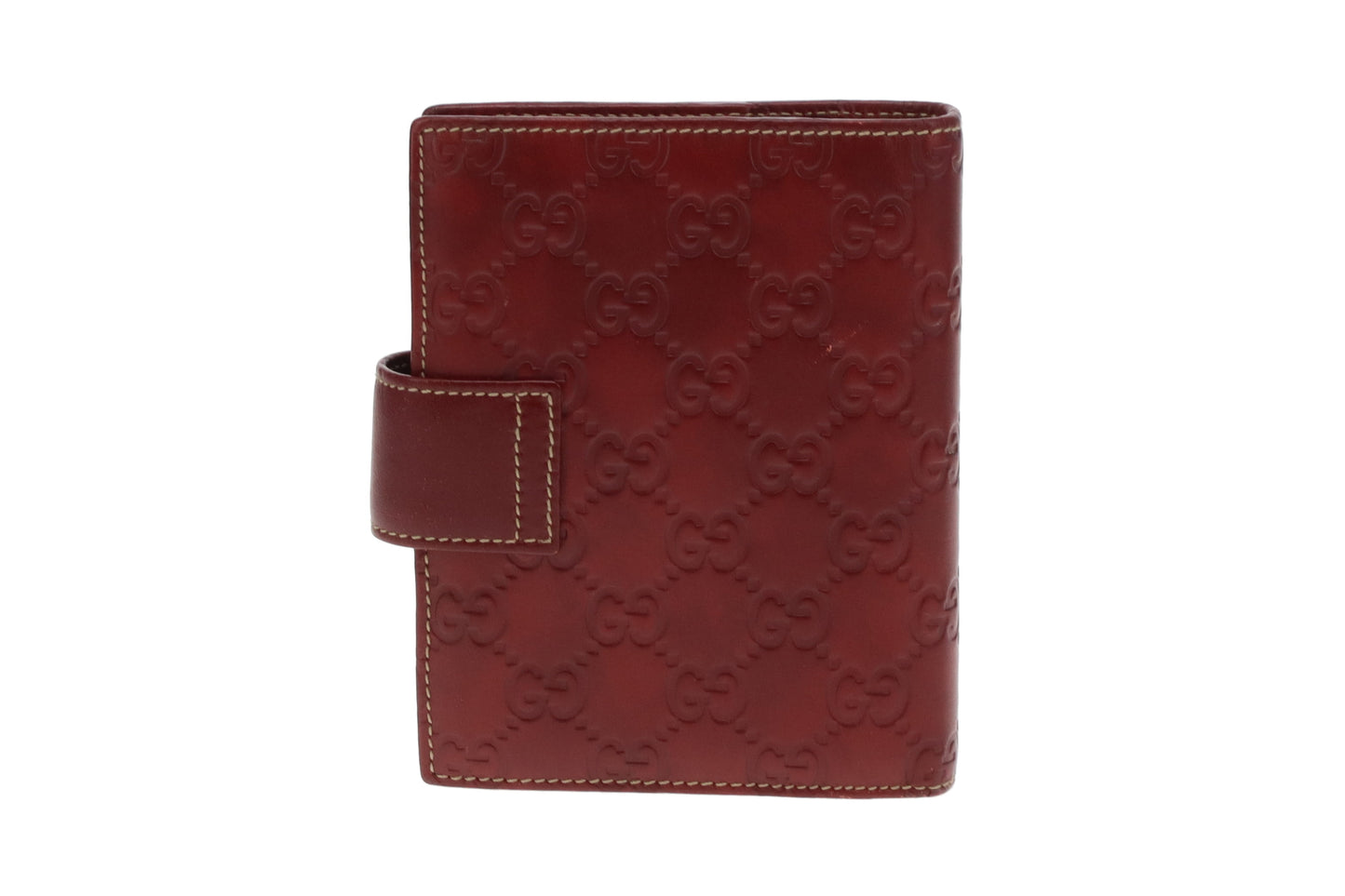 Gucci Agenda Cover Red Guccissima Leather