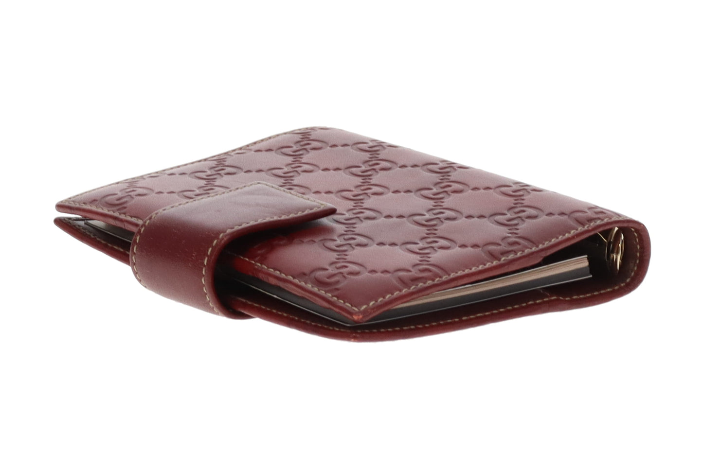 Gucci Agenda Cover Red Guccissima Leather