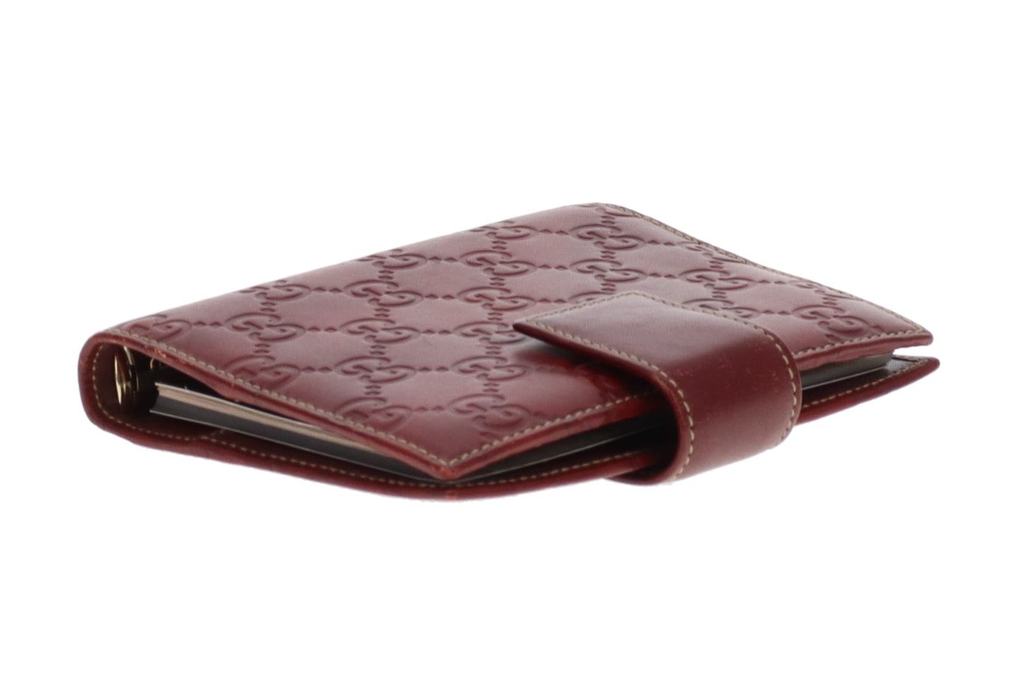 Gucci Agenda Cover Red Guccissima Leather