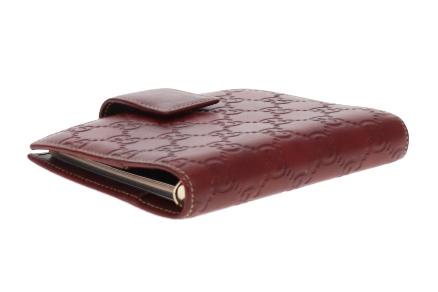 Gucci Agenda Cover Red Guccissima Leather