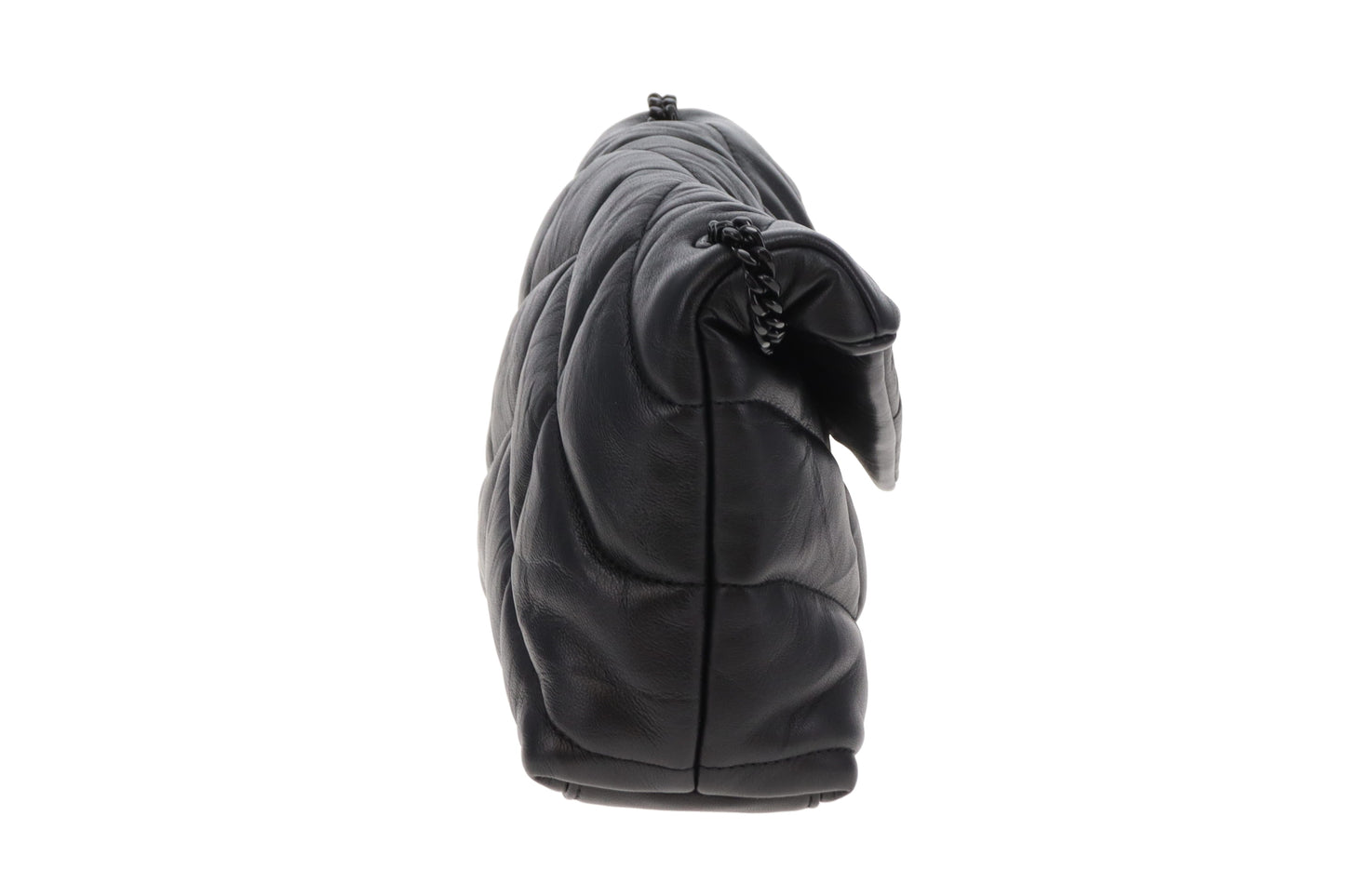 Saint Laurent Puffer Toy Chain Bag All Black 2020