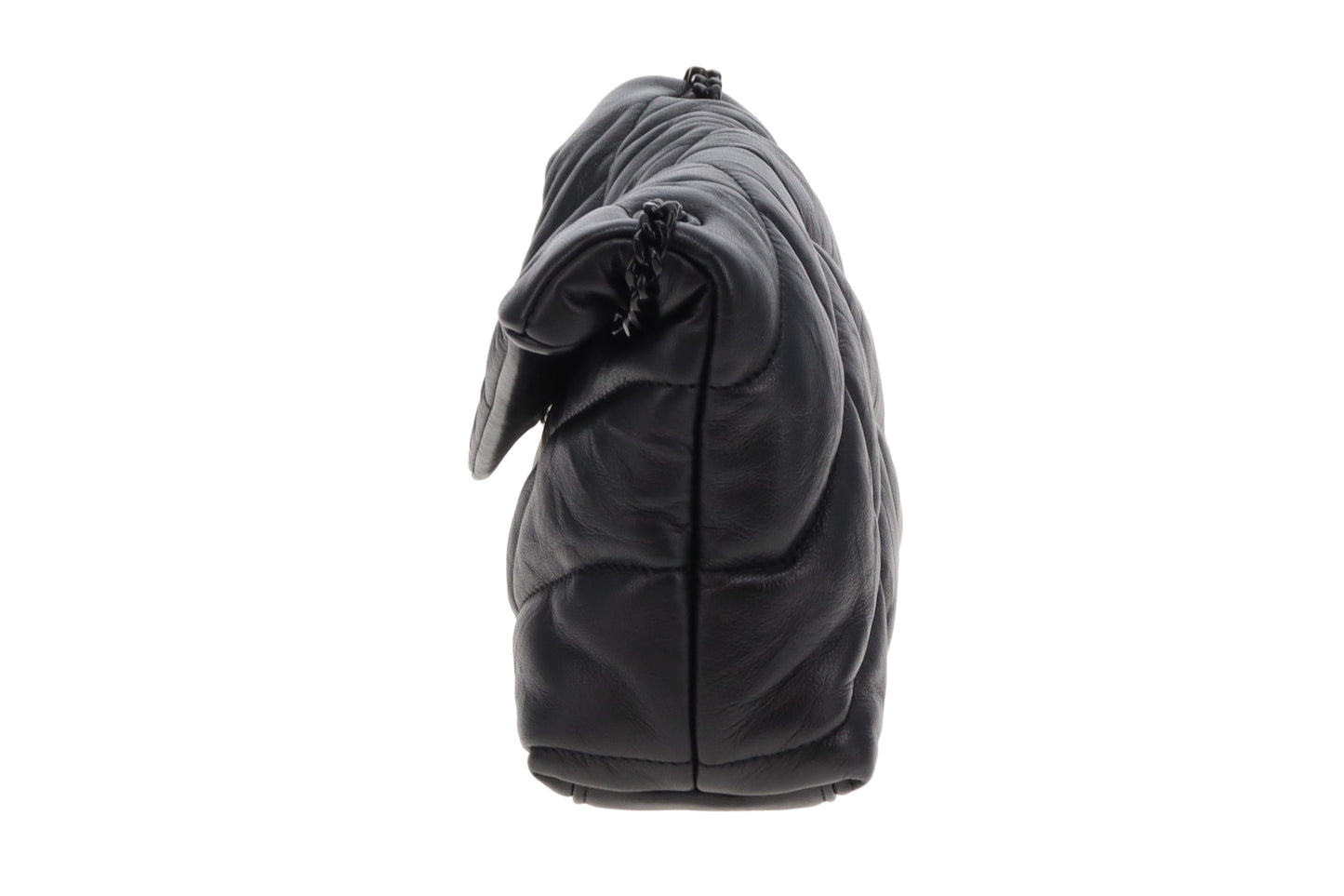 Saint Laurent Puffer Toy Chain Bag All Black 2020
