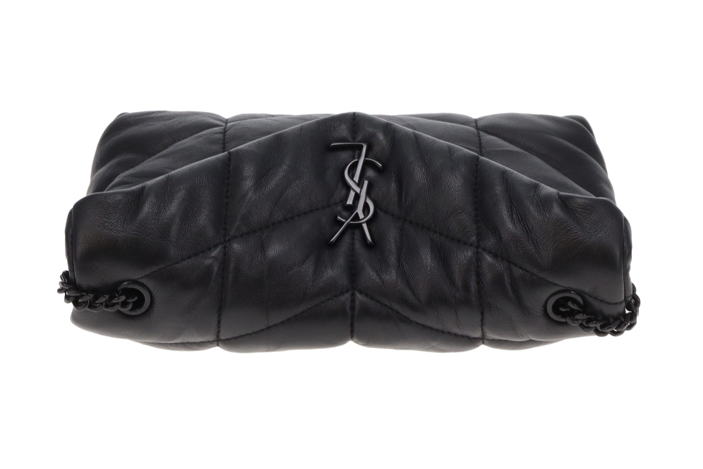 Saint Laurent Puffer Toy Chain Bag All Black 2020