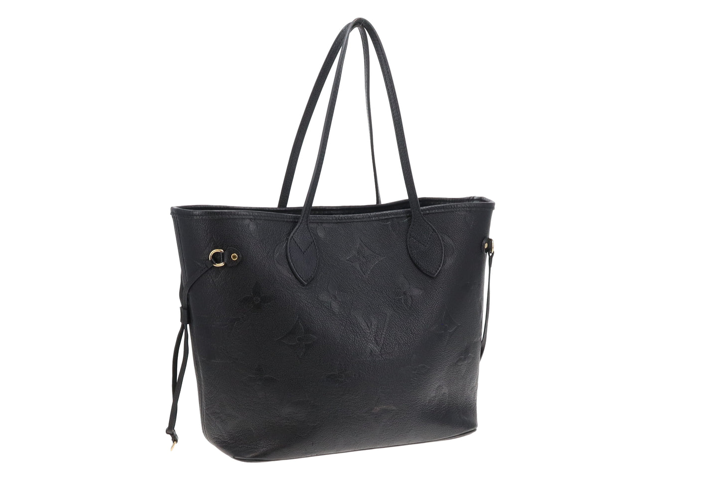 Louis Vuitton Neverfull MM with Pochette Black Empreinte Leather (NFID) 2