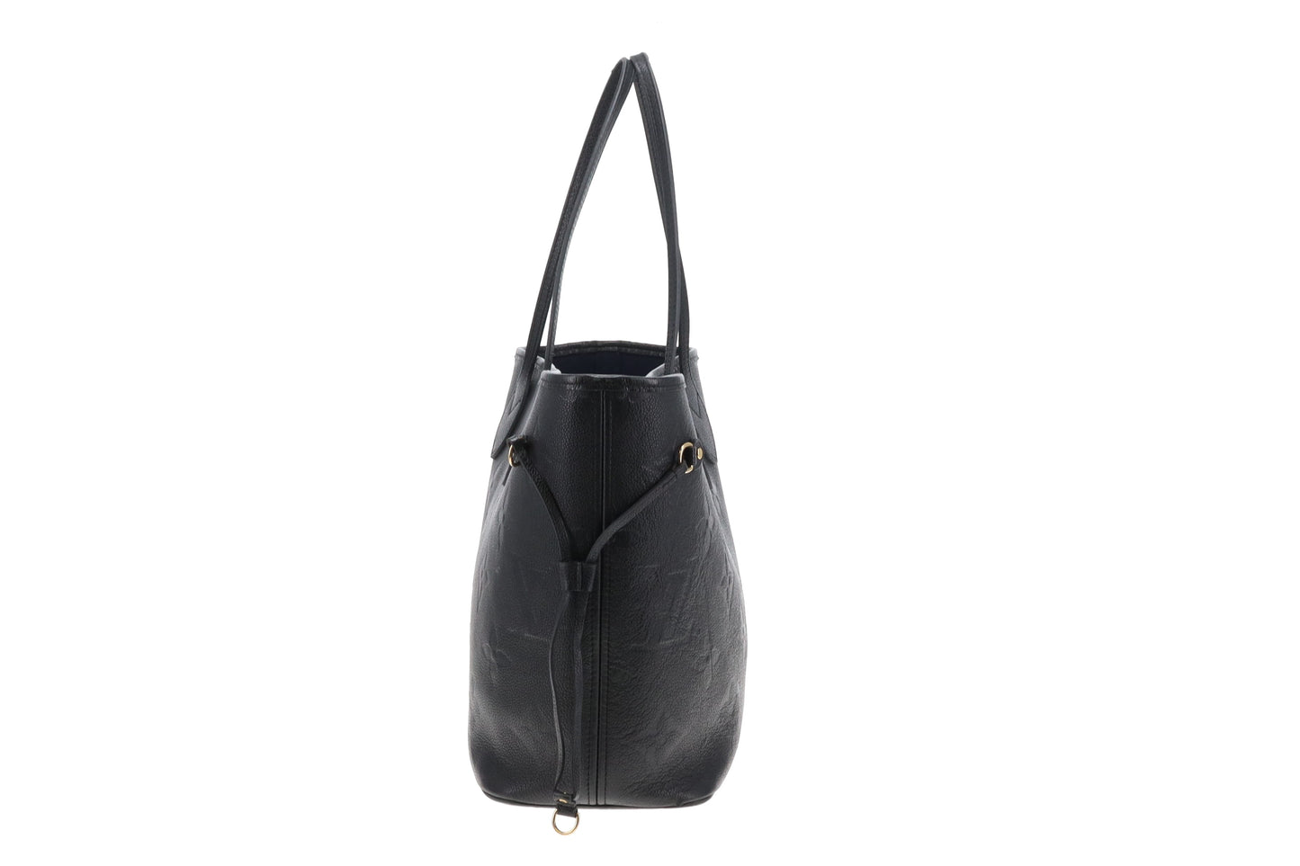 Louis Vuitton Neverfull MM with Pochette Black Empreinte Leather (NFID) 2