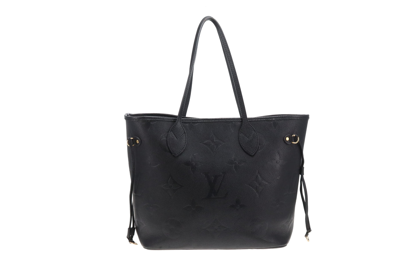 Louis Vuitton Neverfull MM with Pochette Black Empreinte Leather (NFID) 2