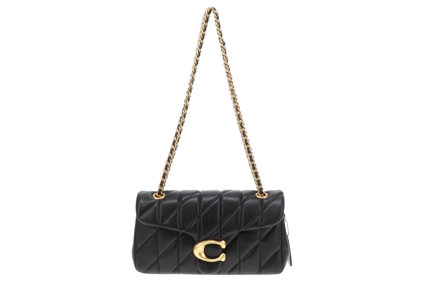 Coach Tabby Shoulder Bag 26 Black Pillow Quilting GHW
