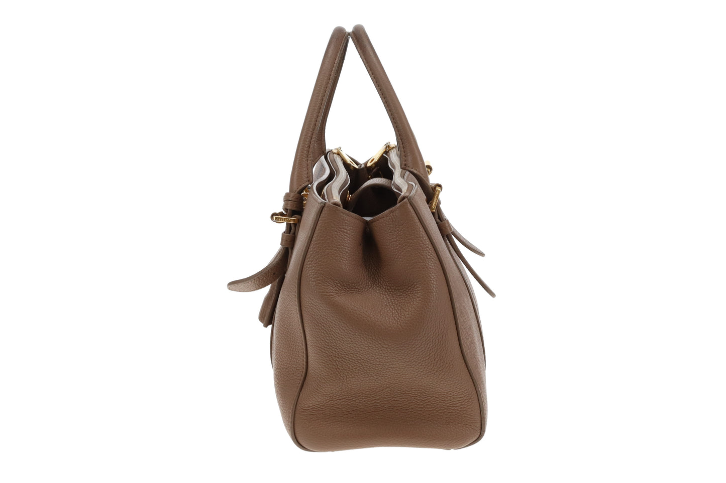 Mulberry Double Zip Bayswater Small Taupe GHW