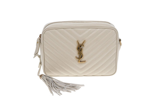 Saint Laurent Lou Camera Bag Blanc Vintage GHW 2022