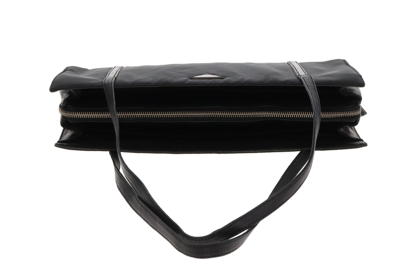 Prada Rectangle Vintage Black Nylon Shoulder Bag