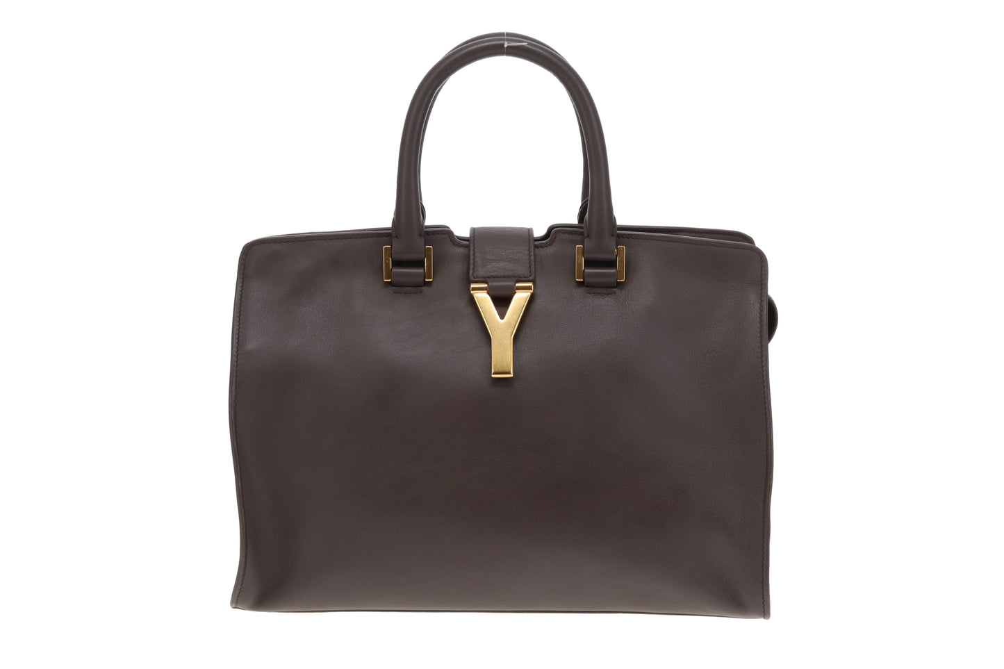 Saint Laurent Cabas Y Tote Grey Leather 2013