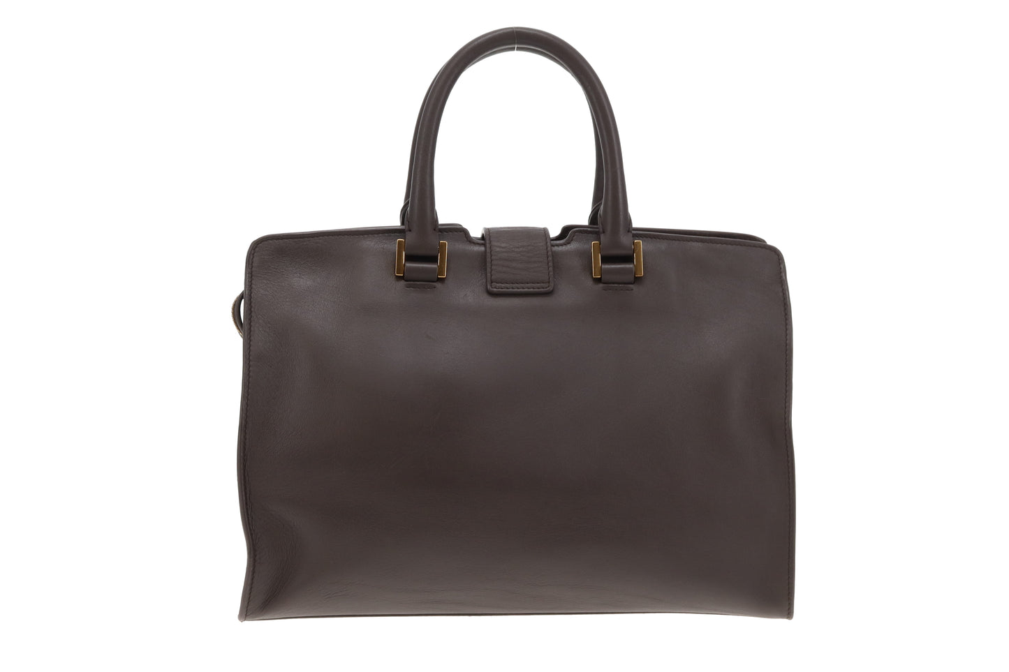 Saint Laurent Cabas Y Tote Grey Leather 2013