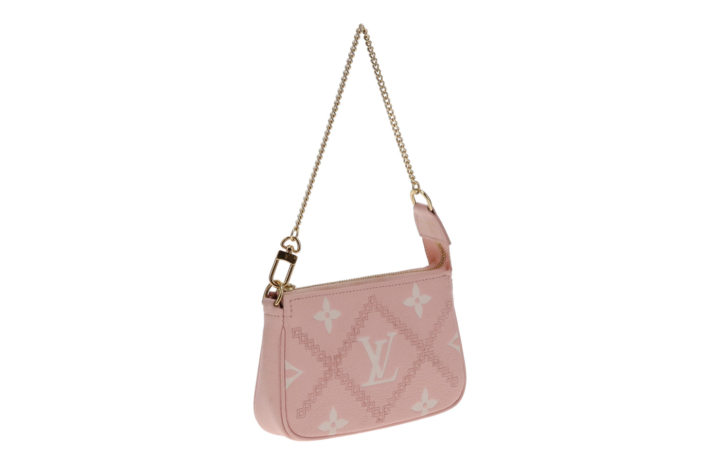 Louis Vuitton Mini Pochette Accessoires Broderies Pink Monogram