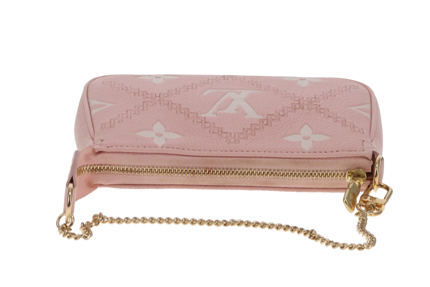 Louis Vuitton Mini Pochette Accessoires Broderies Pink Monogram