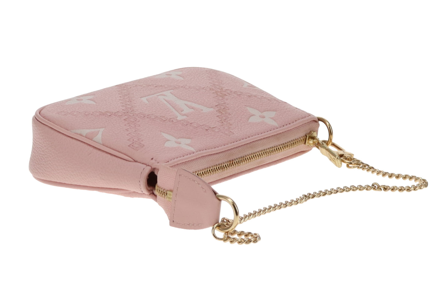 Louis Vuitton Mini Pochette Accessoires Broderies Pink Monogram