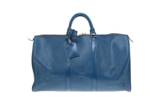Louis Vuitton Epi Keepall 50 Toledo Blue