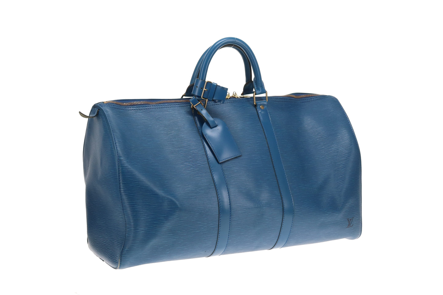 Louis Vuitton Epi Keepall 50 Toledo Blue
