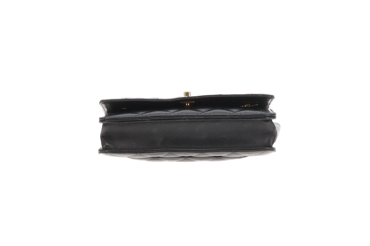 Chanel Chic Pearls Wallet on Chain Black Lambskin