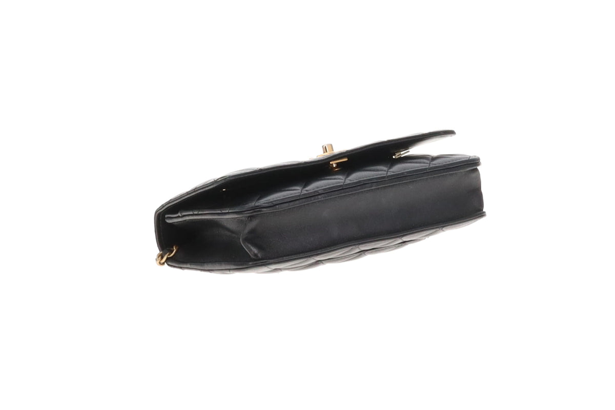 Chanel Chic Pearls Wallet on Chain Black Lambskin