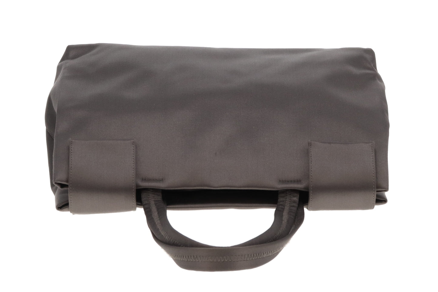 Prada Top Handle Bag Silver Satin